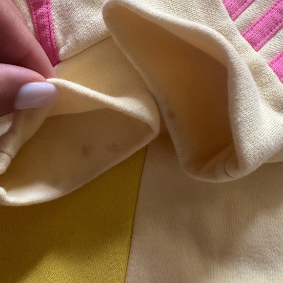 Adidas Yellow and Pink Mickey and Donald Disney Hoodie - Picture 6 of 7